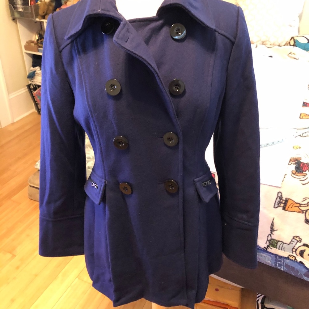 Gorgeous Blue New Wool Coat